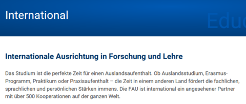 Zur Seite: International