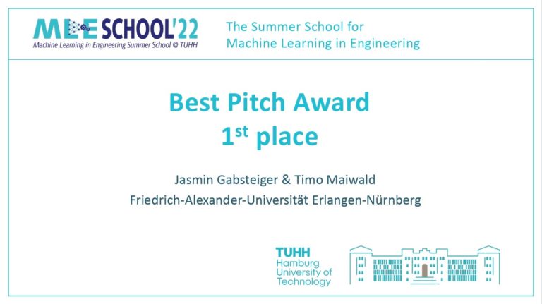 Best Pitch Award für Jasmin Gabsteiger und Timo Mailwald