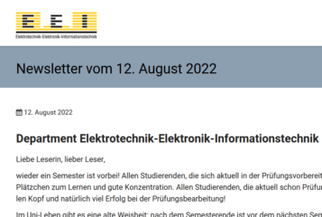 Zur Seite: Newsletter EEI: immer up to date