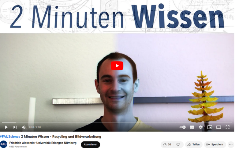 Recycling und Bildverarbeitung – wie passt das zusammen? Das erklären wir bei 2 Minuten Wissen!