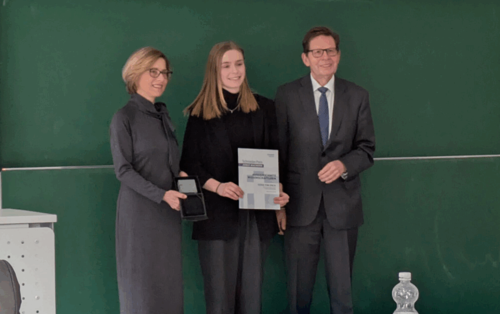 Ehrung für Teena tom Dieck (Bild: Privat)