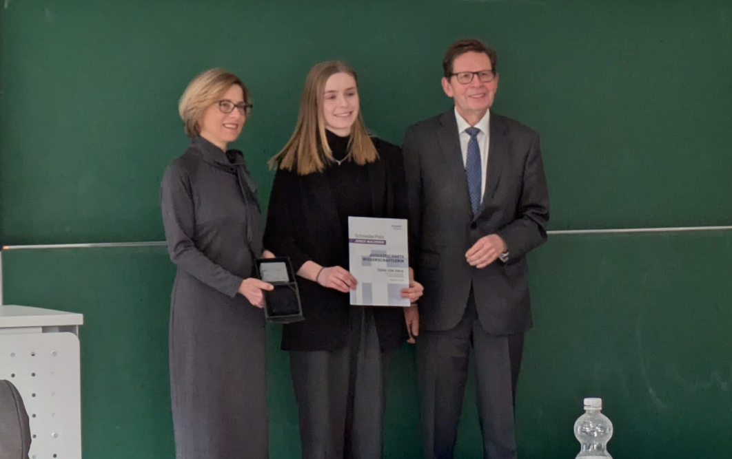 Ehrung für Teena tom Dieck (Bild: Privat)